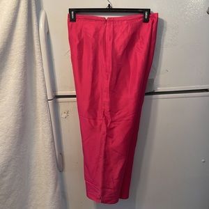 Sonia Hot Pink Silk Pants Size Large-b24